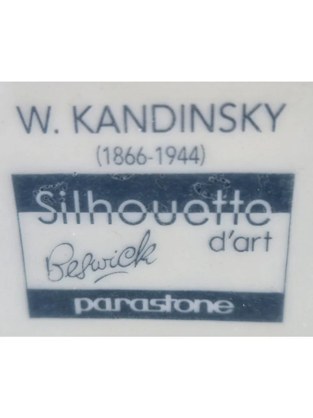 Kandinsky Modern Art Ceramic Flower Vase 9.2in High Beswick Parastone SDA25